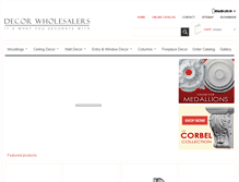 Tablet Screenshot of decorwholesalers.com